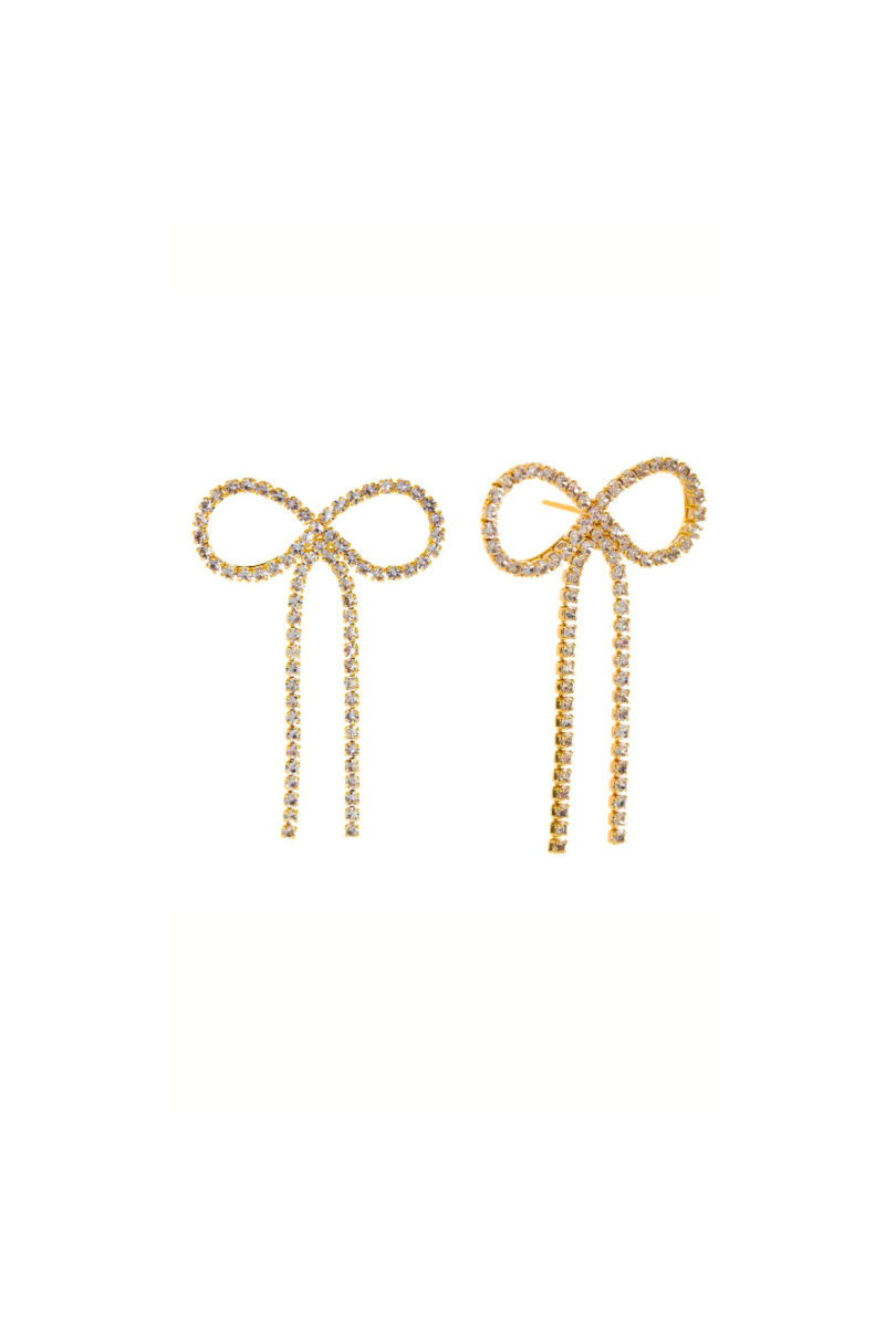 BOW TASSEL EARRINGS