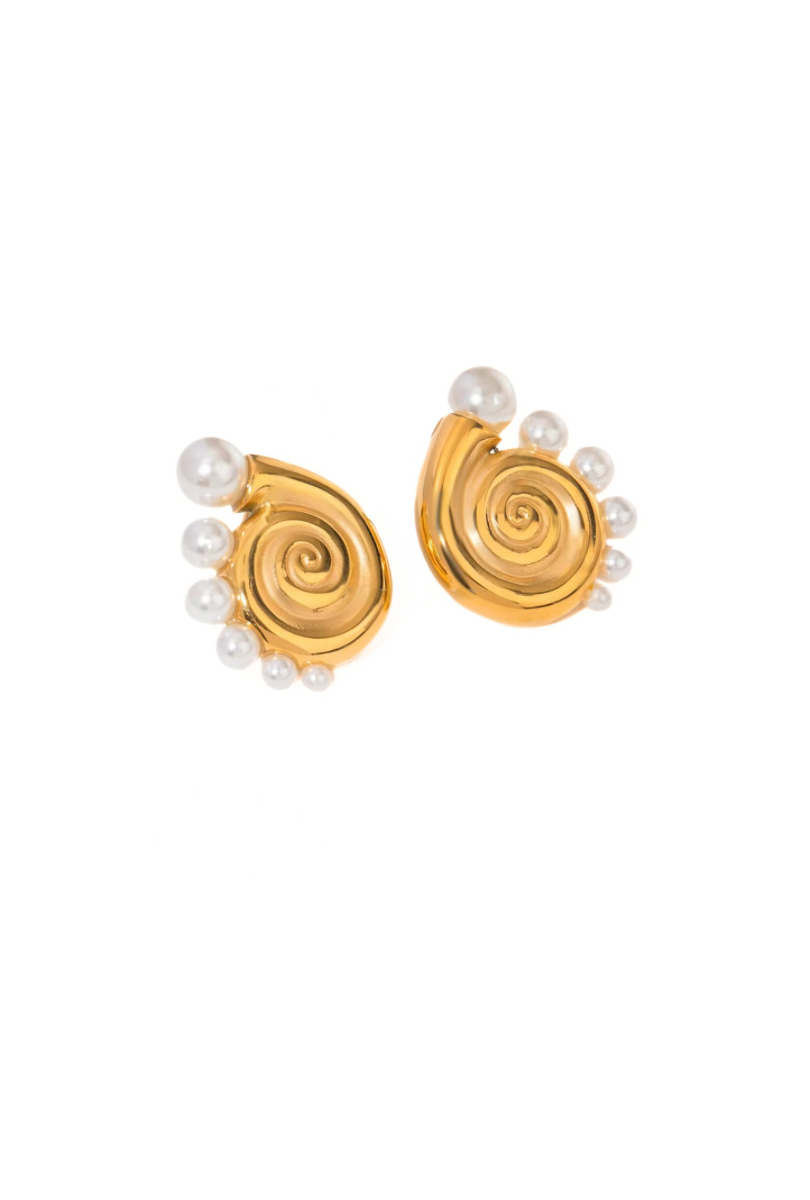 MINI LA MER PEARL EARRINGS