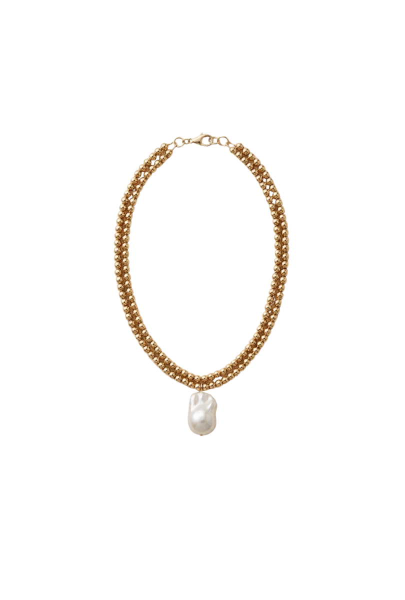 NACRE PEARL NECKLACE