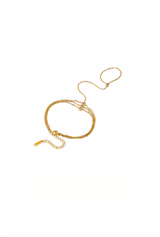 CICI THREE-LAYER HAND CHAIN