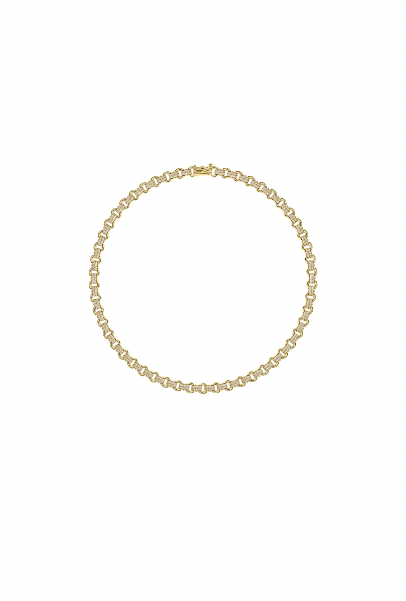 LEGACY PAVÉ LINK NECKLACE