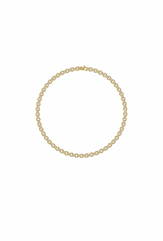 LEGACY PAVÉ LINK NECKLACE