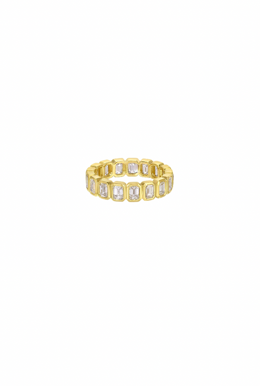 EMERALD ETERNITY RING