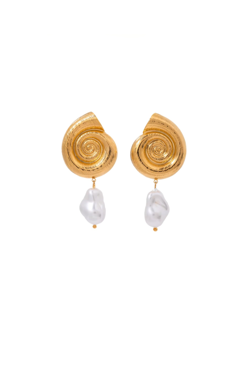LA MER PEARL EARRINGS