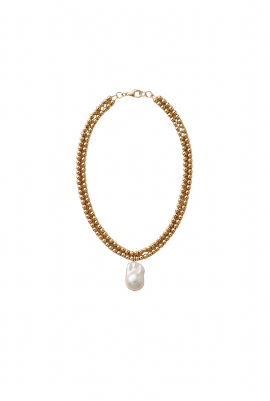 NACRE PEARL NECKLACE