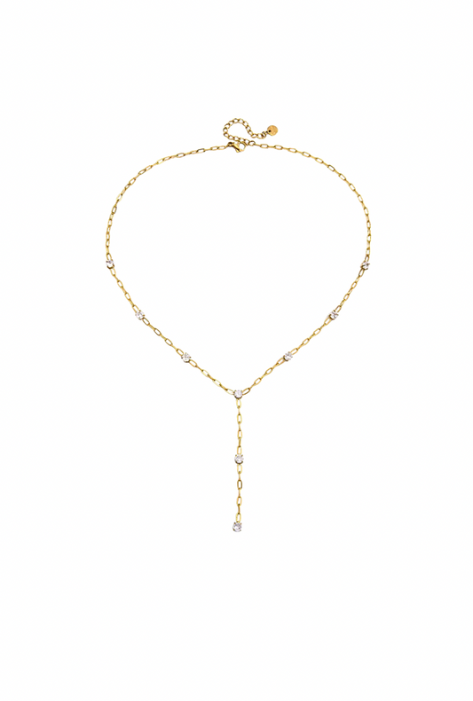 PAPERCLIP CHAIN LARIAT